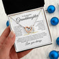 (Almost Gone) To My Beautiful Granddaughter | Love you always | Interlocking Heart Necklace - Elliotrose Gifts