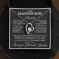 Personalized To My Wife | Love Of My Life | Forever Love Necklace - Elliotrose Gifts