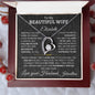 Personalized To My Wife | Love Of My Life | Forever Love Necklace - Elliotrose Gifts