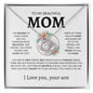 To My Beautiful | Blessed To Have You | Love Knot Necklace - Elliotrose Gifts