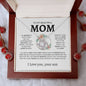 To My Beautiful | Blessed To Have You | Love Knot Necklace - Elliotrose Gifts