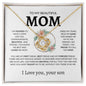 To My Beautiful | Blessed To Have You | Love Knot Necklace - Elliotrose Gifts