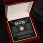 To My Beautiful Mom | Proud To Call You Mom | Love Knot Necklace - Elliotrose Gifts