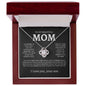 To My Beautiful Mom | Proud To Call You Mom | Love Knot Necklace - Elliotrose Gifts