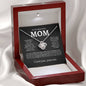 To My Beautiful Mom | Proud To Call You Mom | Love Knot Necklace - Elliotrose Gifts