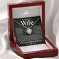 To My Beautiful Wife | Can't Live Without You | Love Knot Necklace - Elliotrose Gifts