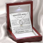 To My Beautiful Wife - Personalized | One Gift | Forever Love Necklace - Elliotrose Gifts