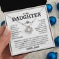 To My Daughter | Believe In Yourself | Love Knot Necklace - Elliotrose Gifts