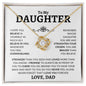 To My Daughter | Believe In Yourself | Love Knot Necklace - Elliotrose Gifts