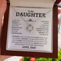 To My Daughter | Believe In Yourself | Love Knot Necklace - Elliotrose Gifts