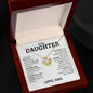 To My Daughter | Straighten Your Crown | Love Knot Necklace - Elliotrose Gifts