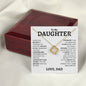 To My Daughter | Straighten Your Crown | Love Knot Necklace - Elliotrose Gifts