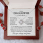 To My Daughter | Straighten Your Crown | Love Knot Necklace - Elliotrose Gifts