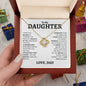 To My Daughter | Straighten Your Crown | Love Knot Necklace - Elliotrose Gifts