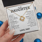 To My Daughter | Straighten Your Crown | Love Knot Necklace - Elliotrose Gifts