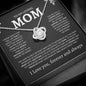 To My Loving Mom | My Guiding Light | Love Knot Necklace - Elliotrose Gifts