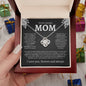 To My Loving Mom | My Guiding Light | Love Knot Necklace - Elliotrose Gifts