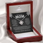 To My Loving Mom | My Guiding Light | Love Knot Necklace - Elliotrose Gifts
