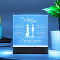 To My Mom | My Caring Mother | Acrylic Plaque - Elliotrose Gifts
