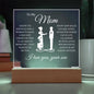 To My Mom | My Caring Mother | Acrylic Plaque - Elliotrose Gifts