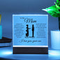 To My Mom | You Are Loved | Acrylic Plaque - Elliotrose Gifts