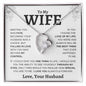 To My Wife | Falling In Love | Forever Love Necklace - Elliotrose Gifts