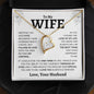 To My Wife | Falling In Love | Forever Love Necklace - Elliotrose Gifts