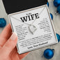 To My Wife | Meeting You Was Fate | Forever Love Necklace - Elliotrose Gifts