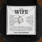 To My Wife | Meeting You Was Fate | Forever Love Necklace - Elliotrose Gifts