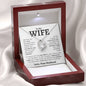To My Wife | Meeting You Was Fate | Forever Love Necklace - Elliotrose Gifts