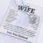 To My Wife | Meeting You Was Fate | Forever Love Necklace - Elliotrose Gifts