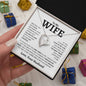 To My Wife | Meeting You Was Fate | Forever Love Necklace - Elliotrose Gifts