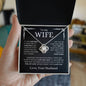 To My Wife | Squeezed This Necklace | Love Knot Necklace - Elliotrose Gifts