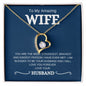 Amazing Wife | Love You Forever | Forever Love Necklace - Elliotrose Gifts
