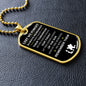 Remembrance Day | Lest We Forget Remember | Dog Tag Necklace