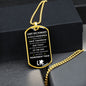 Remembrance Day | Lest We Forget Remember | Dog Tag Necklace