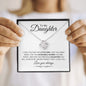 To My Daughter | Never Forget | Love Knot Necklace
