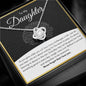 To My Daughter | Never Forget | Love Knot Necklace
