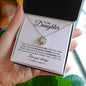 To My Daughter | Never Forget | Love Knot Necklace