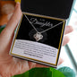 To My Daughter | Never Forget | Love Knot Necklace