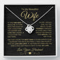 Beautiful Wife | One Wish | Love Knot Necklace