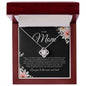 To My Mom | Moon and Back | Love Knot Necklace