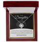 To My Daughter | Never Forget | Love Knot Necklace