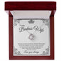 Badass Wife | My Queen | Love Knot Necklace - Elliotrose Gifts