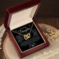Beautiful Daughter | Straighten Your Crown | Interlocking Heart Necklace - Elliotrose Gifts