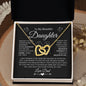 Beautiful Daughter | Straighten Your Crown | Interlocking Heart Necklace - Elliotrose Gifts