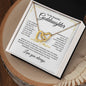 Beautiful Goddaughter | Love you always | Interlocking Heart Necklace - Elliotrose Gifts