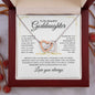 Beautiful Goddaughter | Love you always | Interlocking Heart Necklace - Elliotrose Gifts