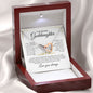Beautiful Goddaughter | Love you always | Interlocking Heart Necklace - Elliotrose Gifts