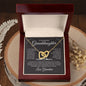 Beautiful Granddaughter | Love Grandma | Interlocking Heart Necklace - Elliotrose Gifts